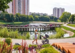 Фото - Парк «Каскад Кировоградских прудов» на юге Москвы благоустроят ко Дню города